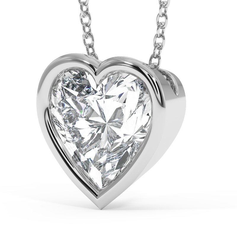 18K White Gold Sabrina Necklace