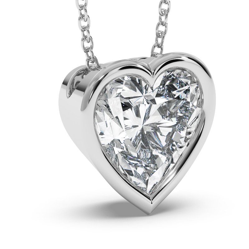 18K White Gold Sabrina Necklace