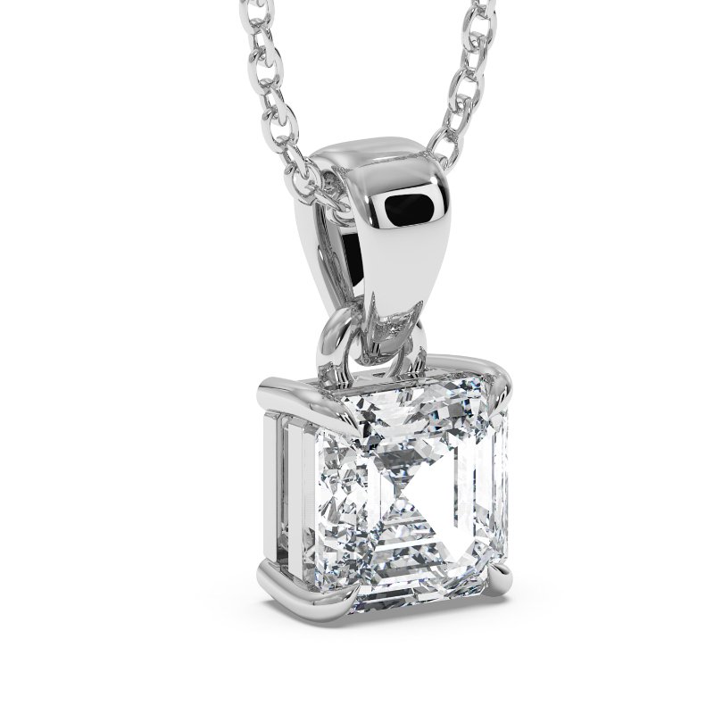18K White Gold Savannah Pendant