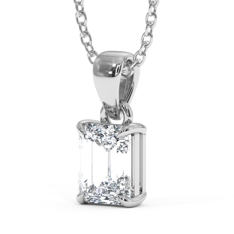 18K White Gold Savannah Pendant