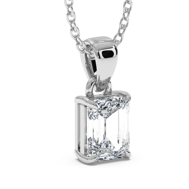 18K White Gold Savannah Pendant