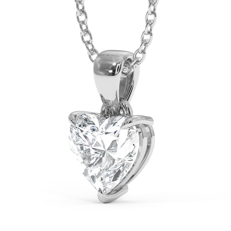 18K White Gold Savannah Pendant