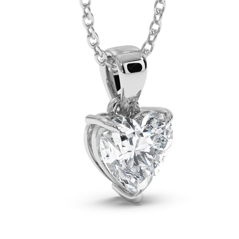 18K White Gold Savannah Pendant