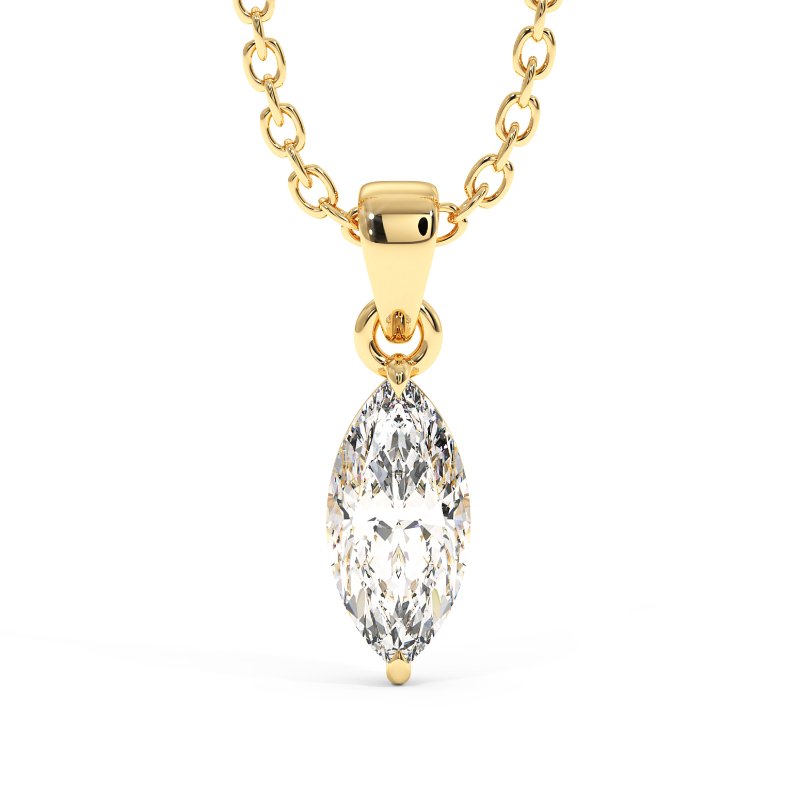 18K White Gold Savannah Pendant