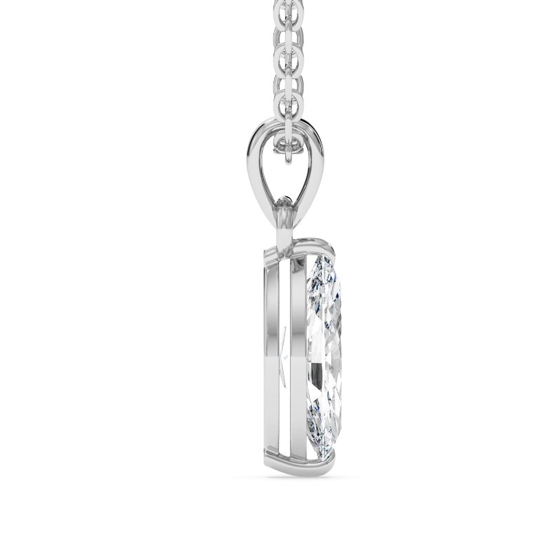 18K White Gold Savannah Pendant