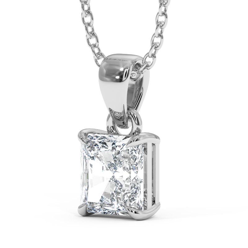 18K White Gold Savannah Pendant