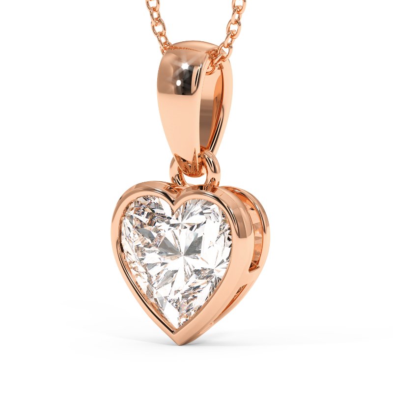 18K Rose Gold Charlotte Pendant