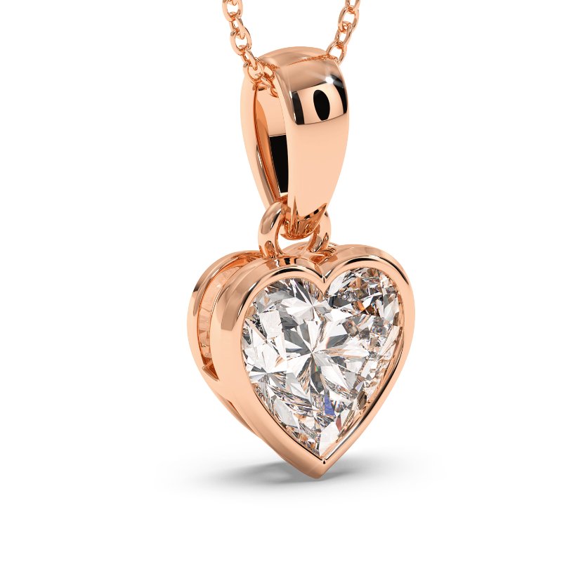 18K Rose Gold Charlotte Pendant