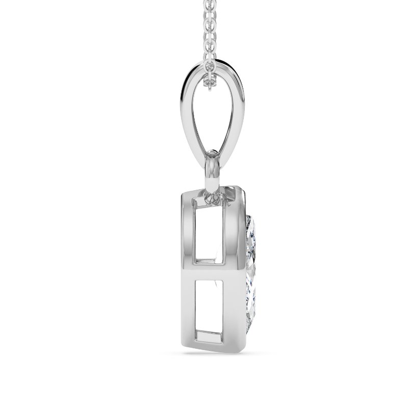 18K White Gold Charlotte Pendant