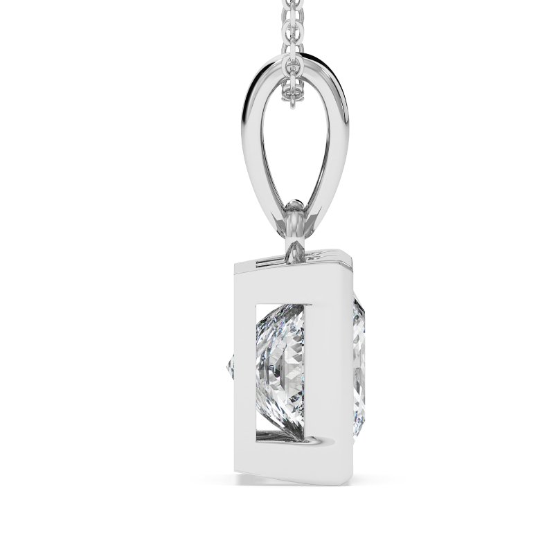 18K White Gold Charlotte Pendant