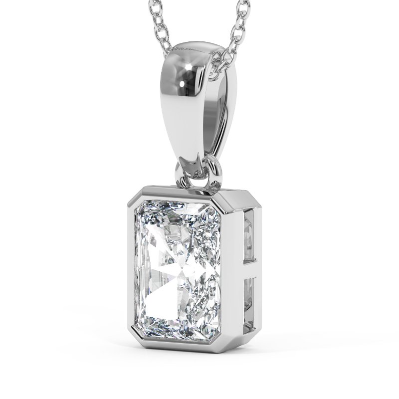 18K White Gold Charlotte Pendant