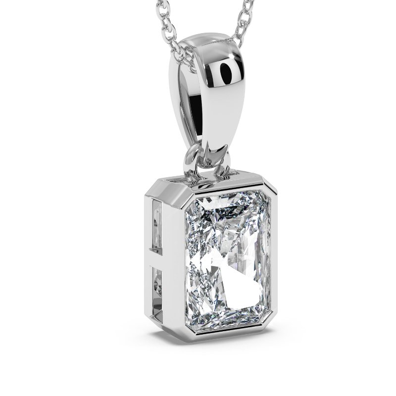 18K White Gold Charlotte Pendant