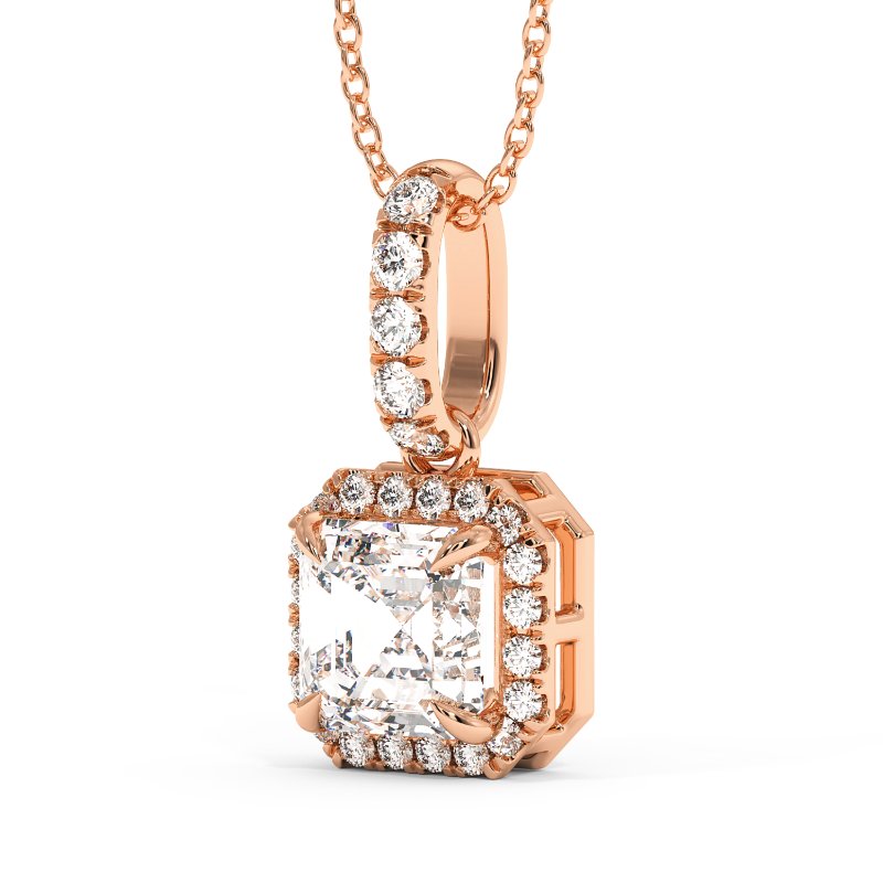 18K Rose Gold London Pendant