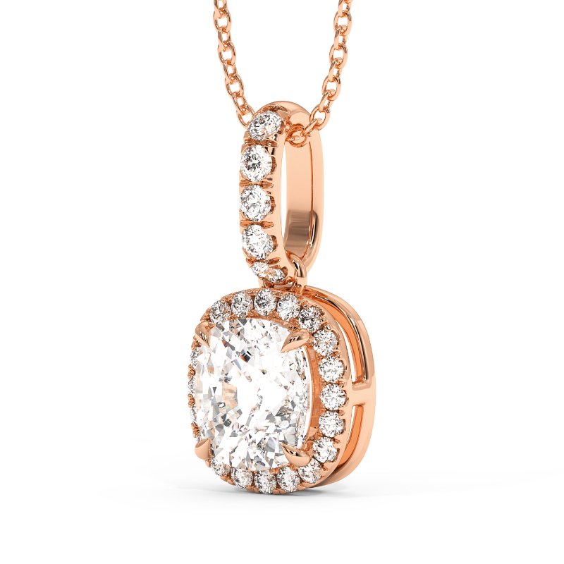 18K Rose Gold London Pendant