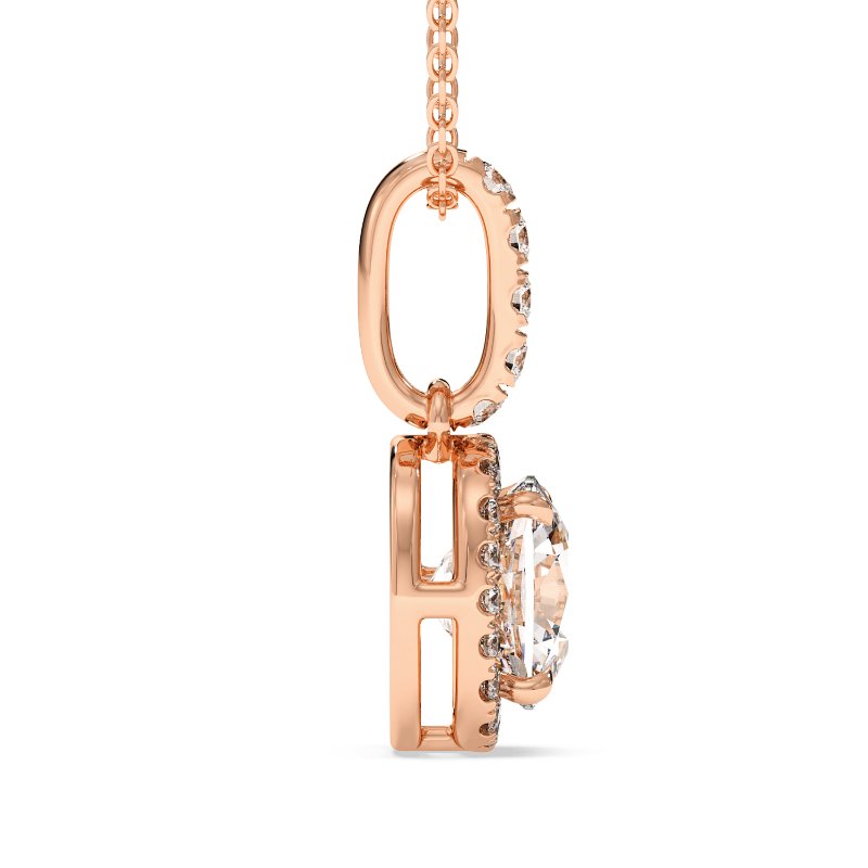 18K Rose Gold London Pendant