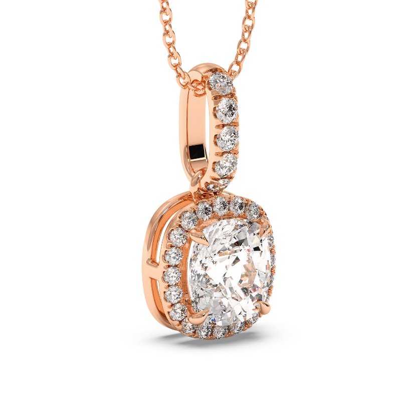 18K Rose Gold London Pendant
