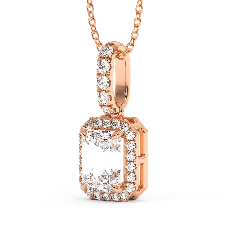 18K Rose Gold London Pendant