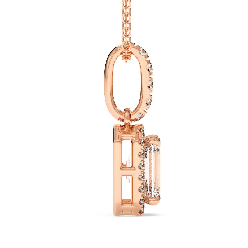 18K Rose Gold London Pendant