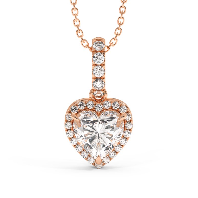 18K White Gold London Pendant