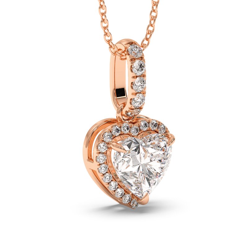 18K Rose Gold London Pendant