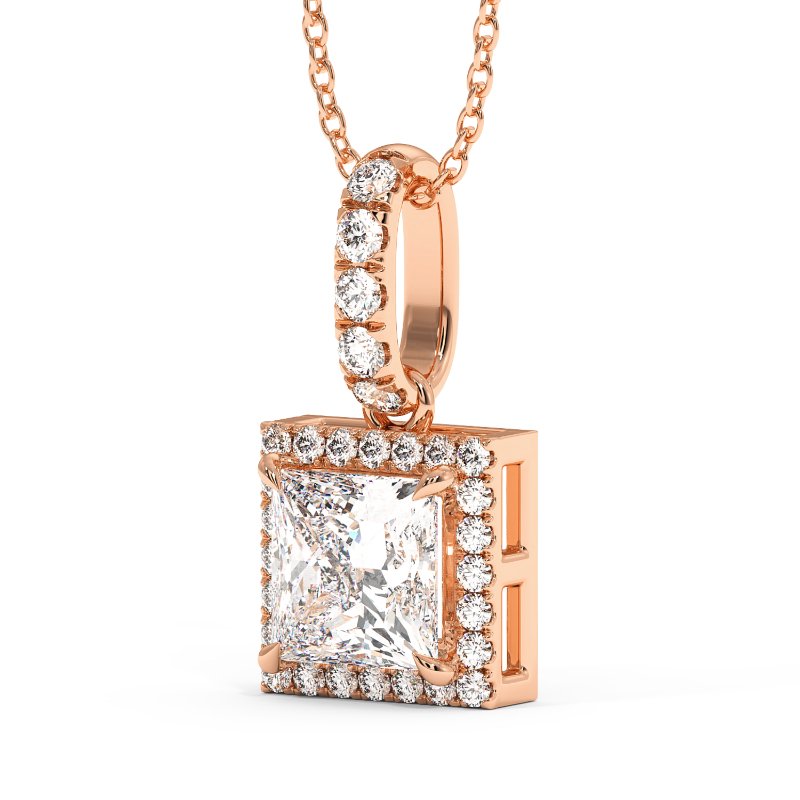 18K Rose Gold London Pendant