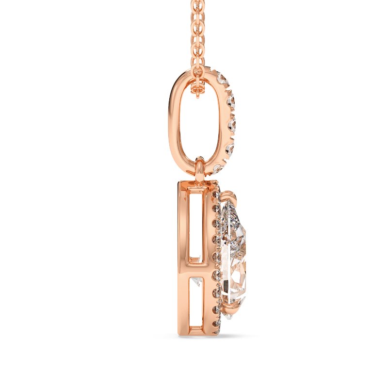 18K Rose Gold London Pendant