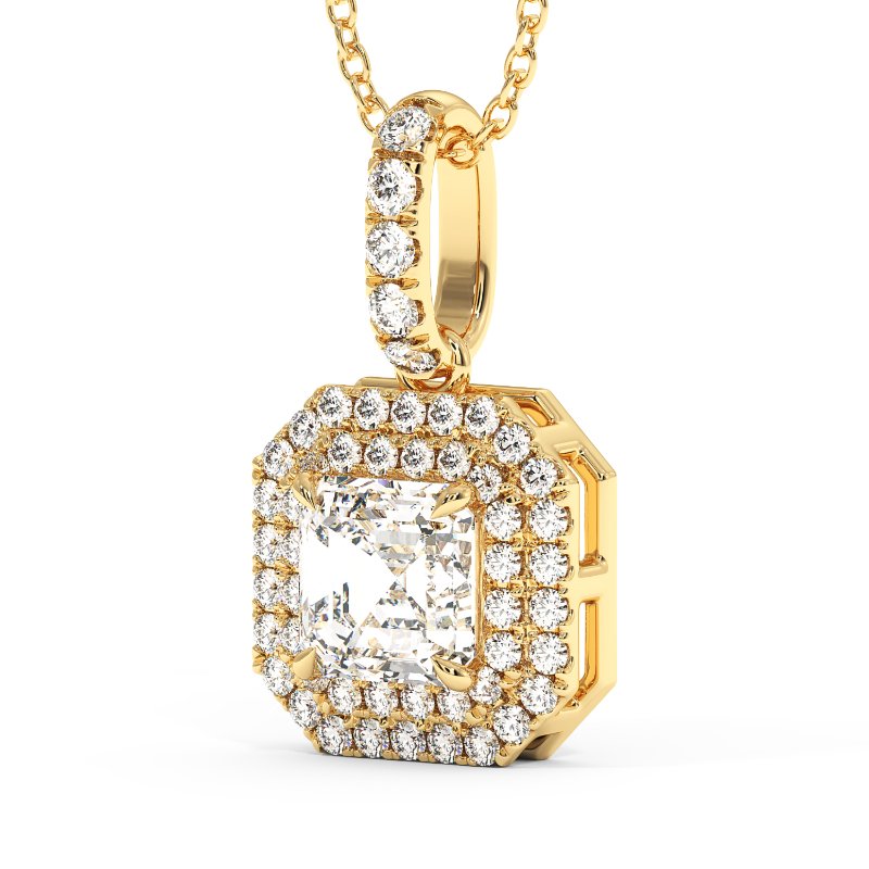 18K Yellow Gold Aspen Pendant