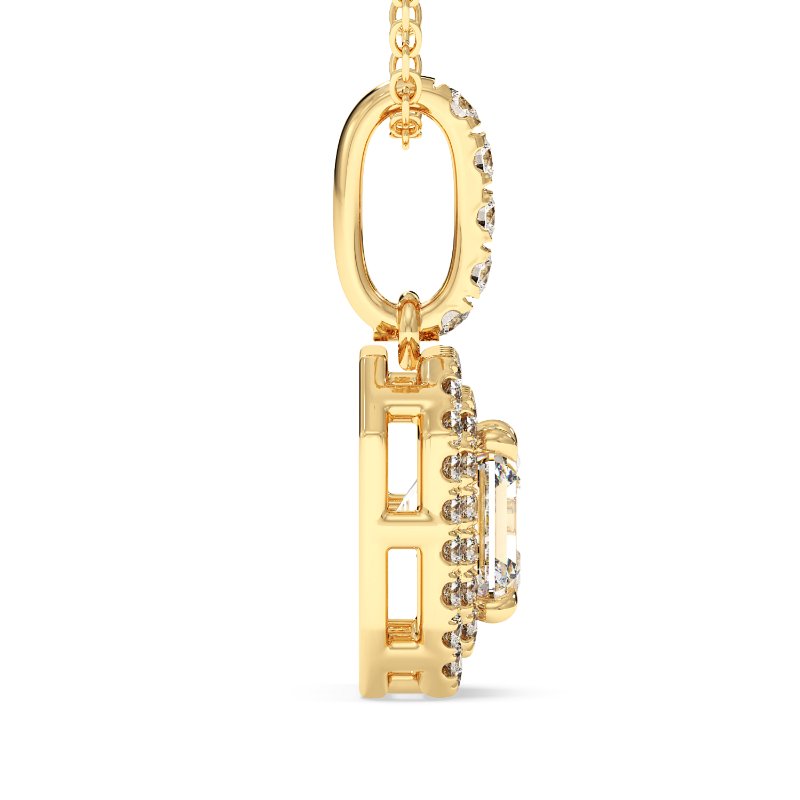 18K Yellow Gold Aspen Pendant