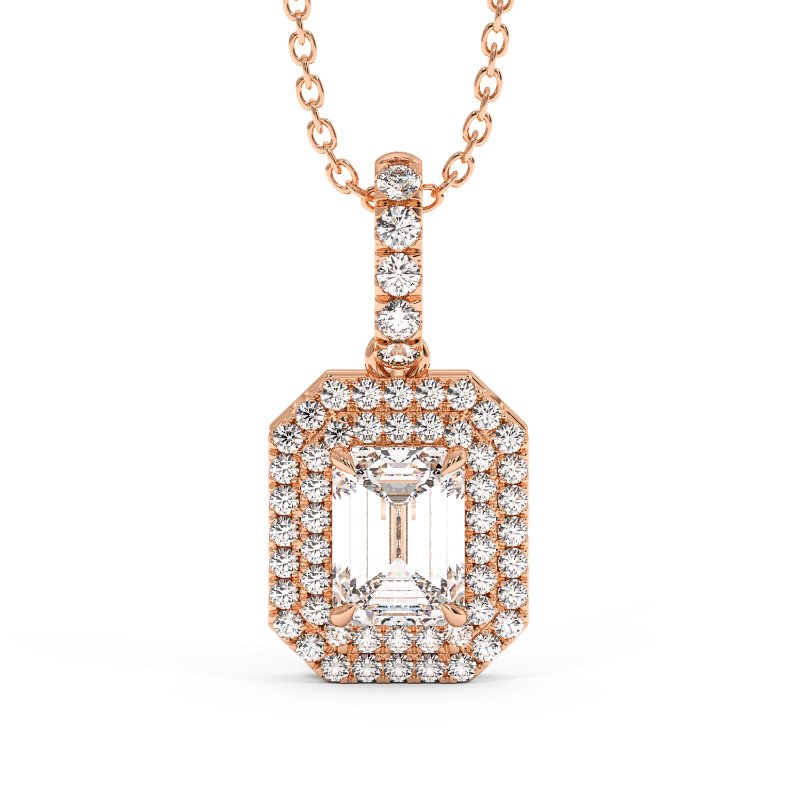 18K White Gold Aspen Pendant