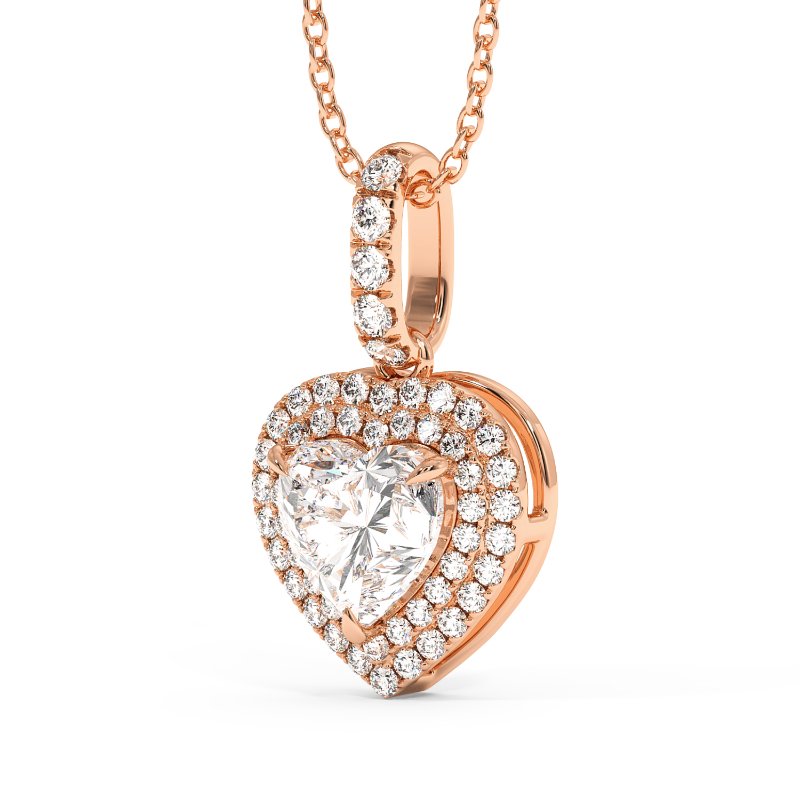 18K Rose Gold Aspen Pendant