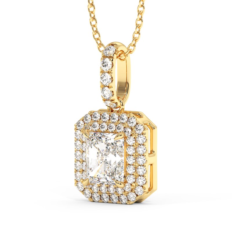 18K Yellow Gold Aspen Pendant