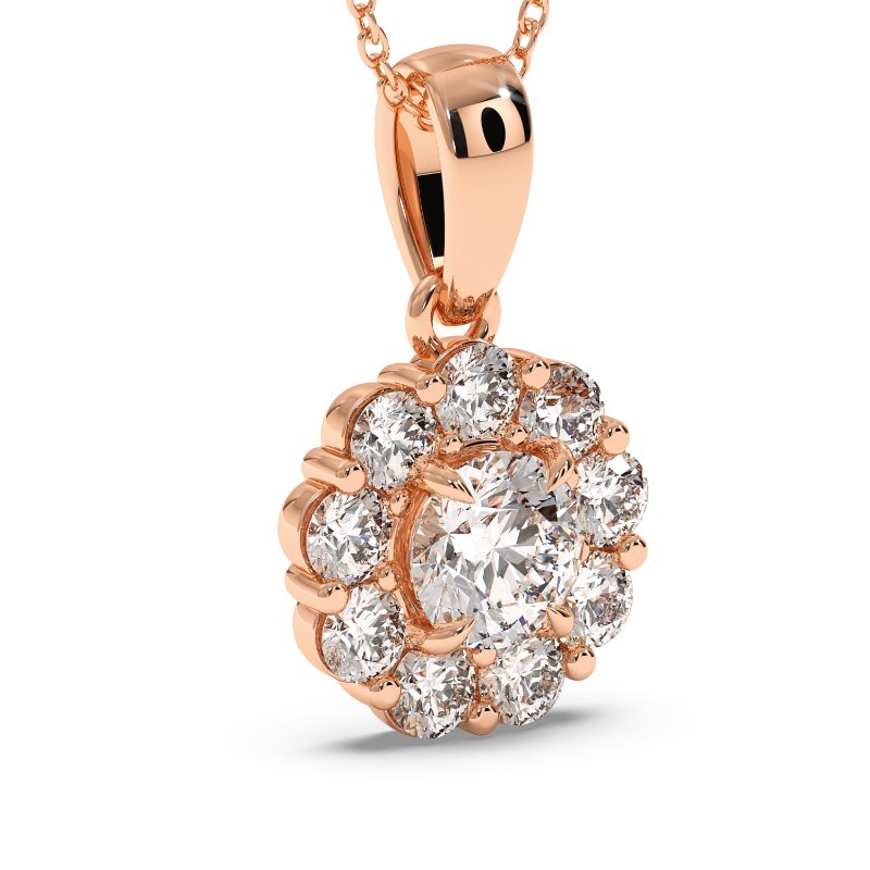 18K Rose Gold Kaylah Pendant