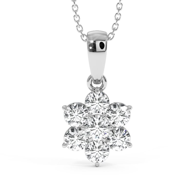 18K White Gold Saskia Pendant