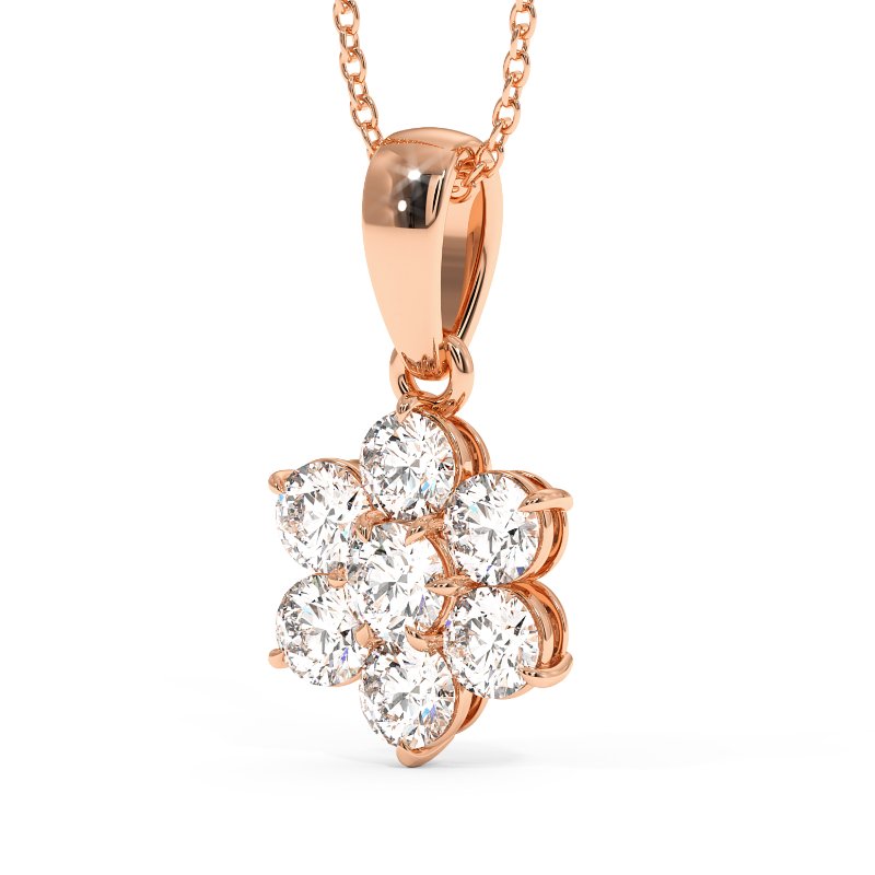 18K Rose Gold Saskia Pendant