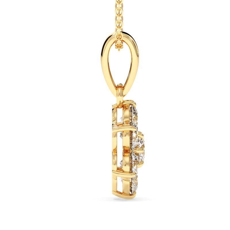18K Yellow Gold Saskia Pendant