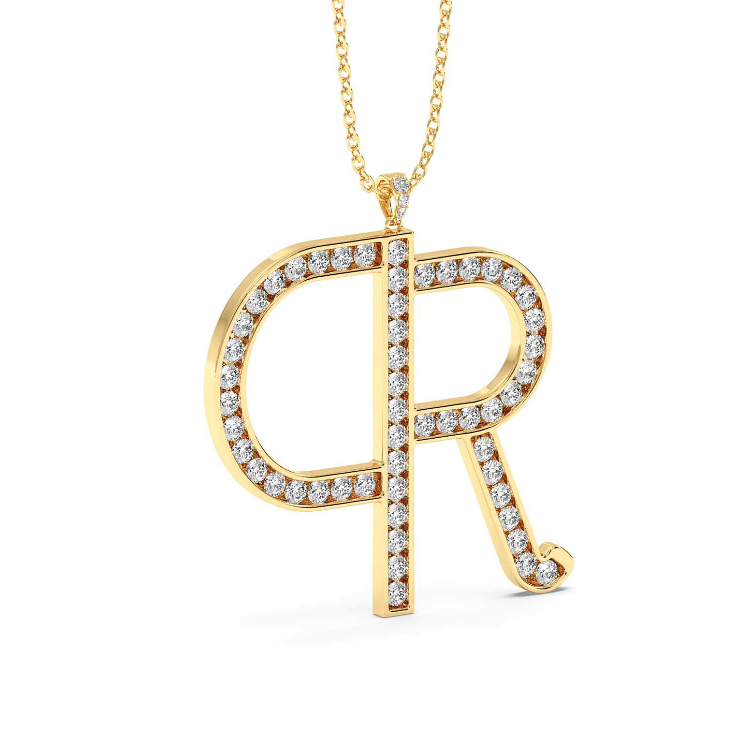 18K Yellow Gold Designer Pendant