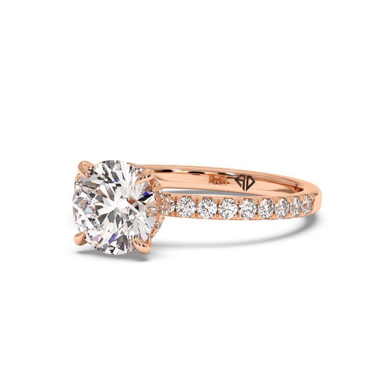 18K Rose Gold Isadora Engagement Ring