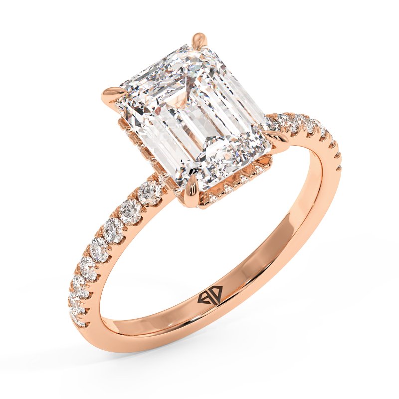 18K Rose Gold Isadora Engagement Ring