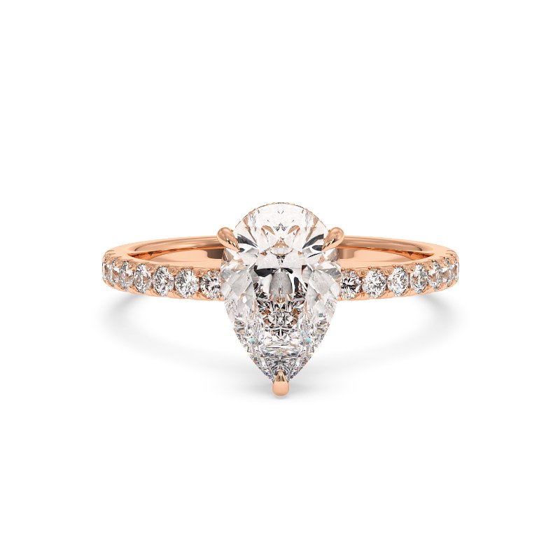 18K Rose Gold Isadora Engagement Ring
