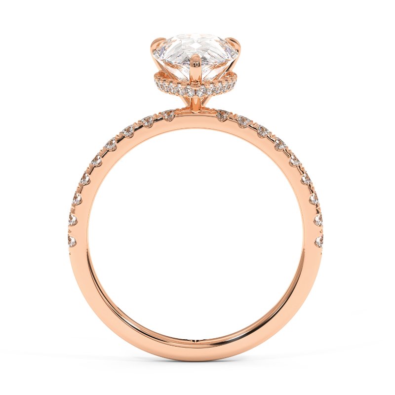 18K Rose Gold Isadora Engagement Ring