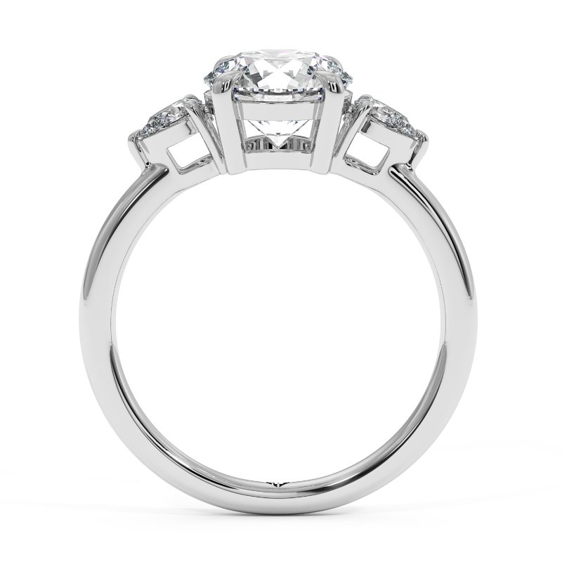 18K White Gold Selene Engagement Ring