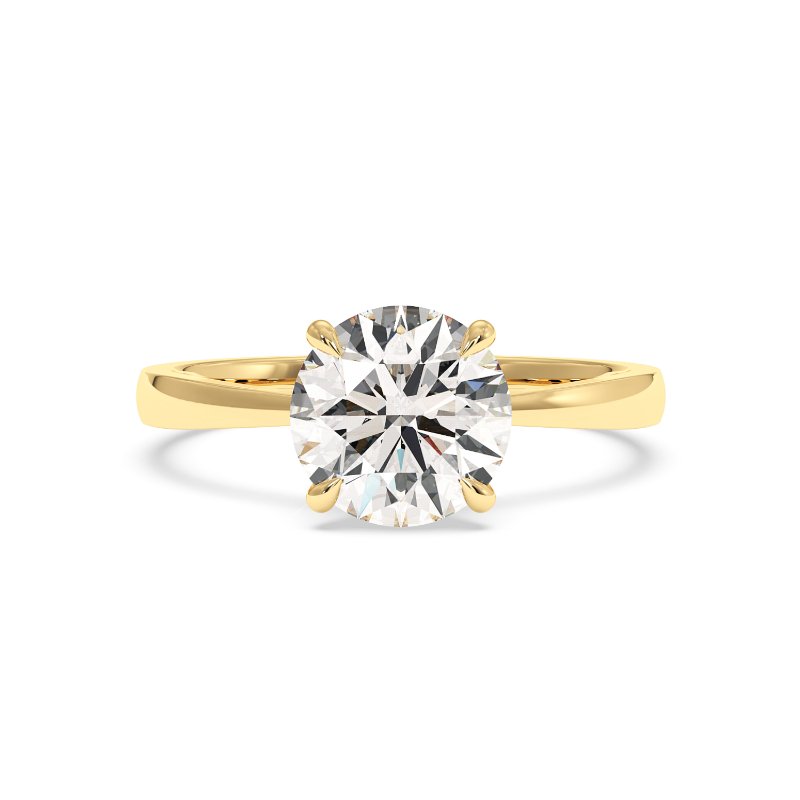 18K White Gold Giselle Diamond Solitaire Engagement Ring
