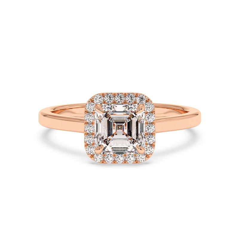 18K Rose Gold Layla Engagement Ring