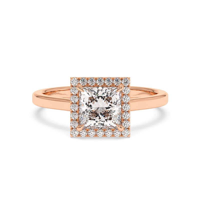 18K Rose Gold Layla Engagement Ring