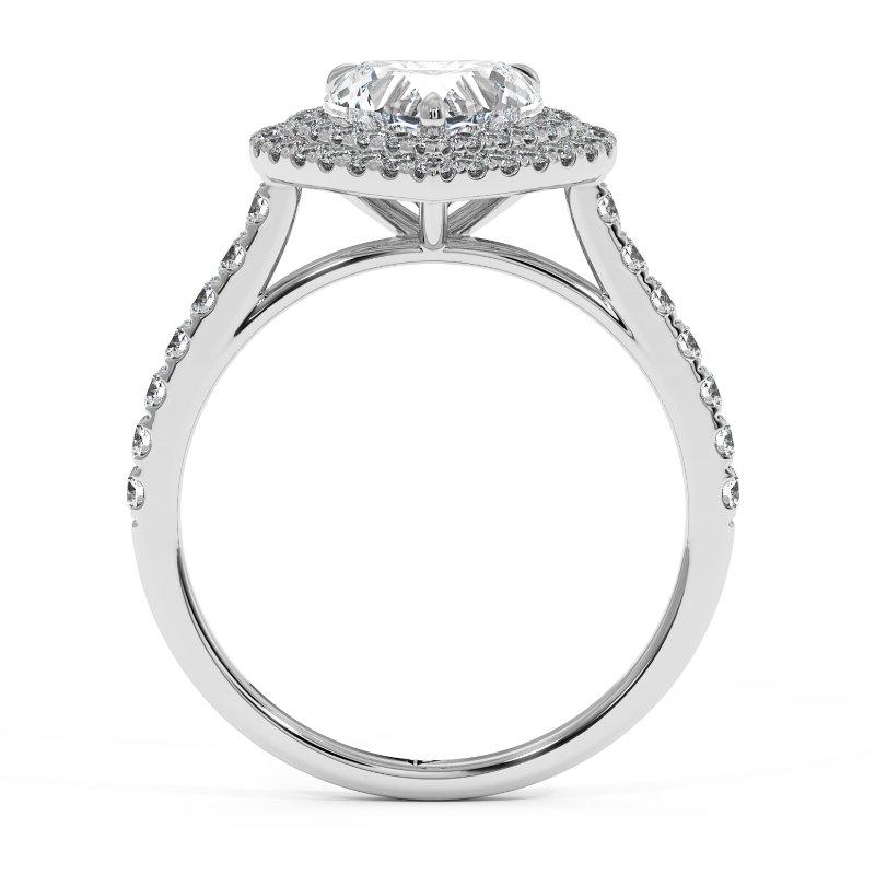18K White Gold Eva Engagement Ring