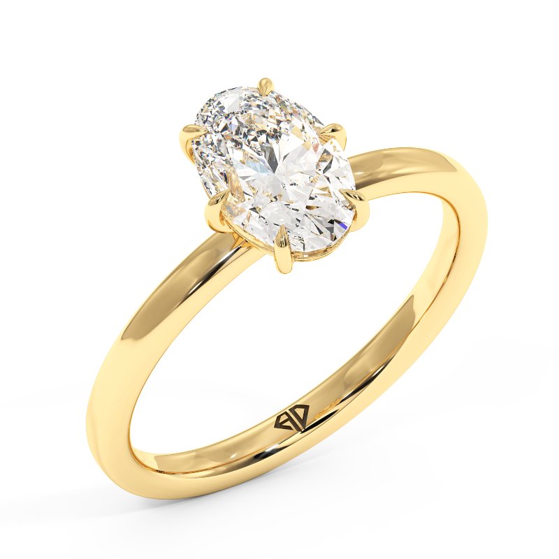 18K Yellow Gold Octavia Engagement Ring