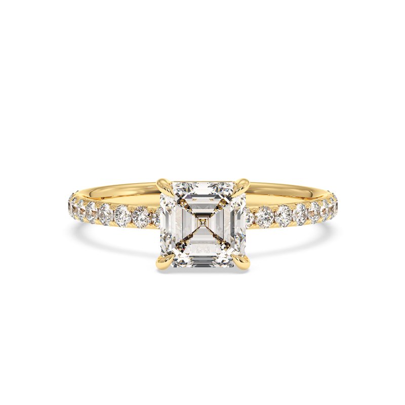 18K White Gold Auriella Engagement Ring