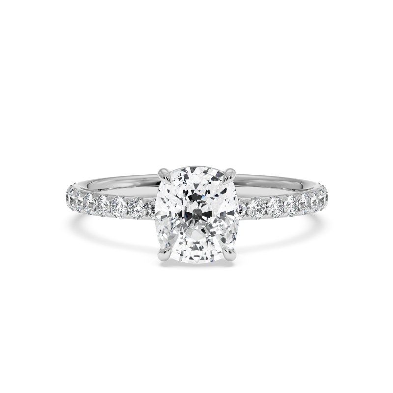 18K White Gold Auriella Engagement Ring