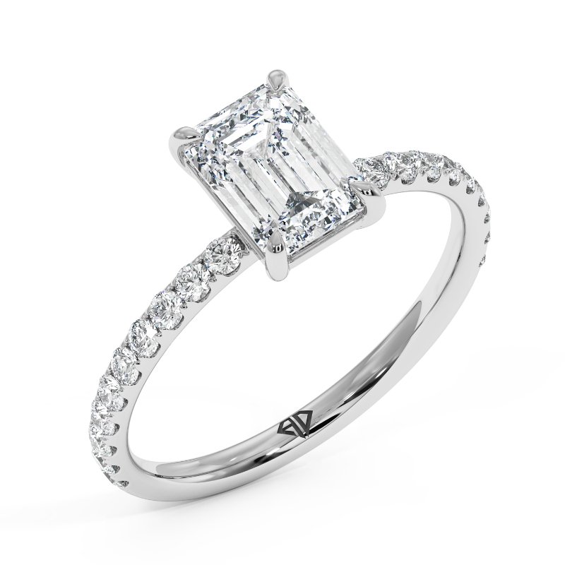 18K White Gold Auriella Engagement Ring