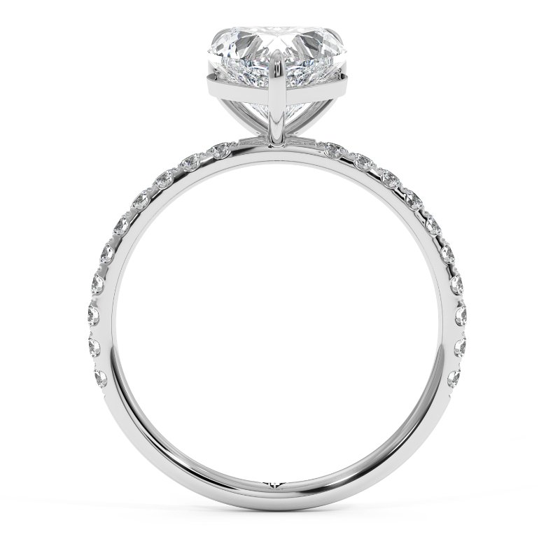 18K White Gold Auriella Engagement Ring